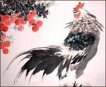 Wood Rooster