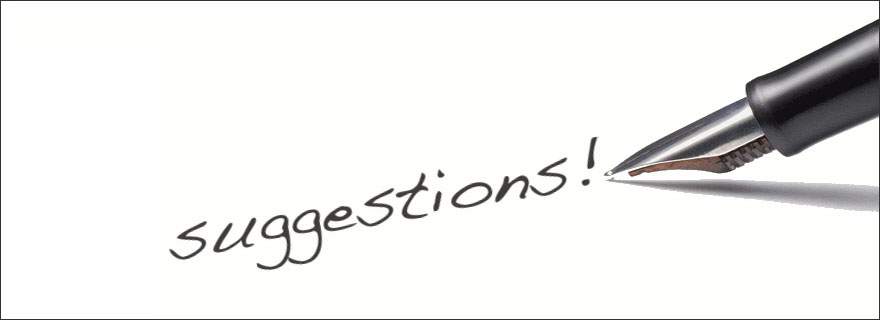 Suggestions